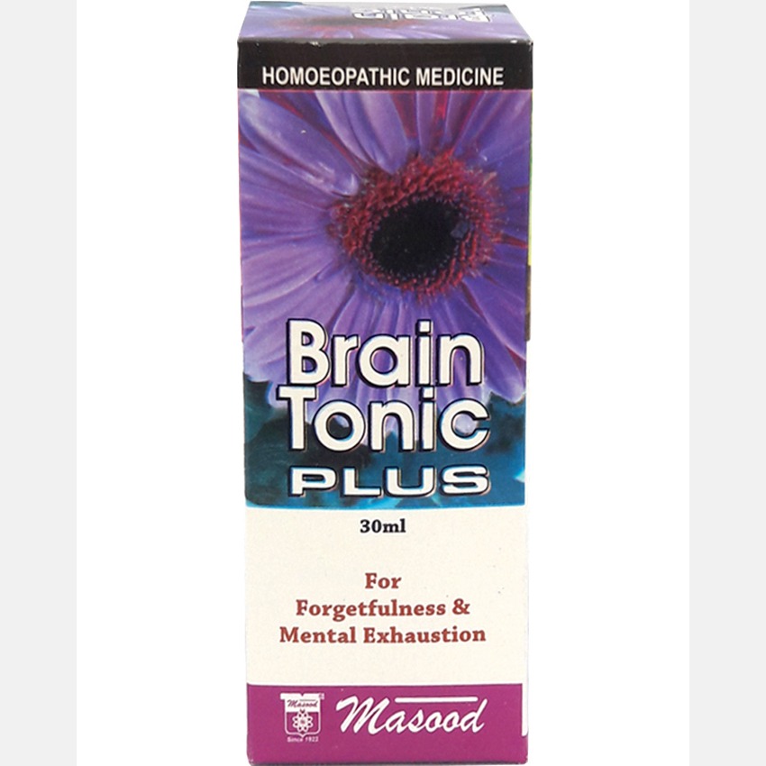 Dr Masood Brain Tonic 30ml (mental Exhaustion, Nerve & Brain Tonic, Nervous Exhaustion, Vertigo, Weak Memory)